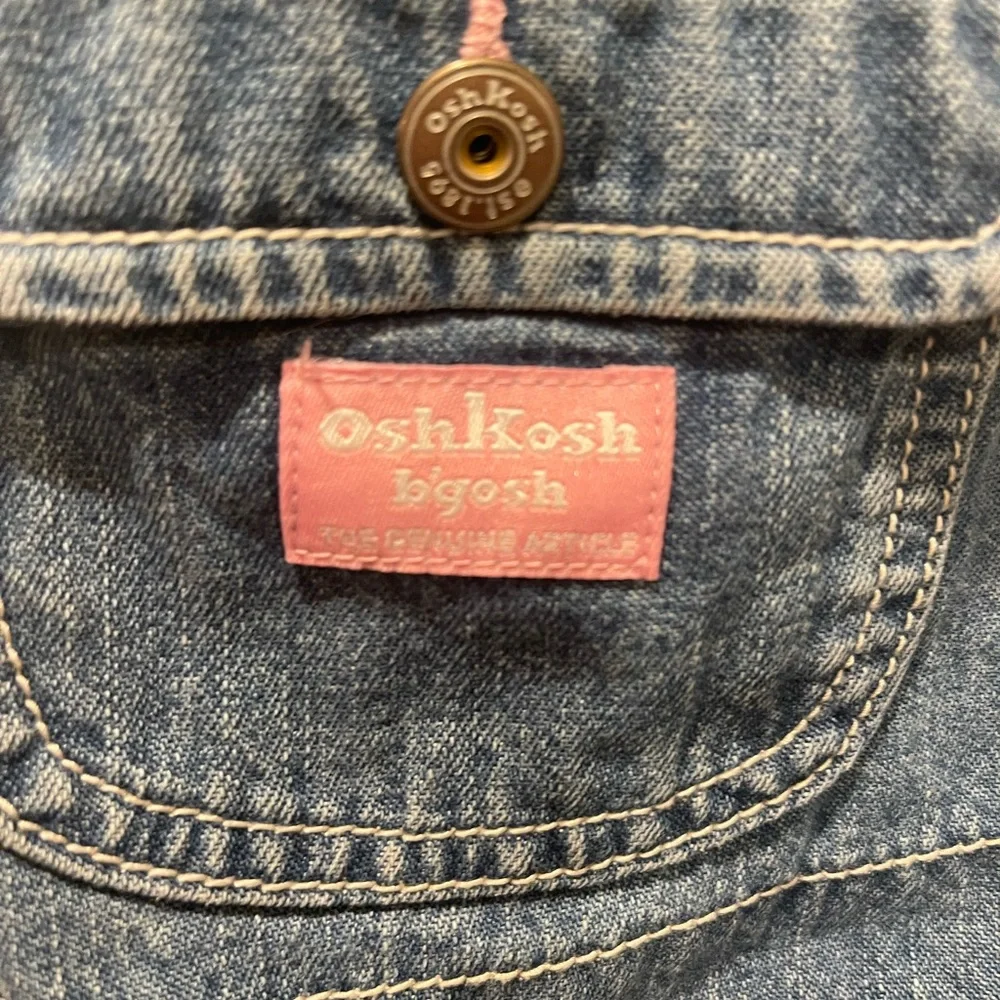 Oshkosh b’gosh infant toddler girl jean overalls‎ 24 months